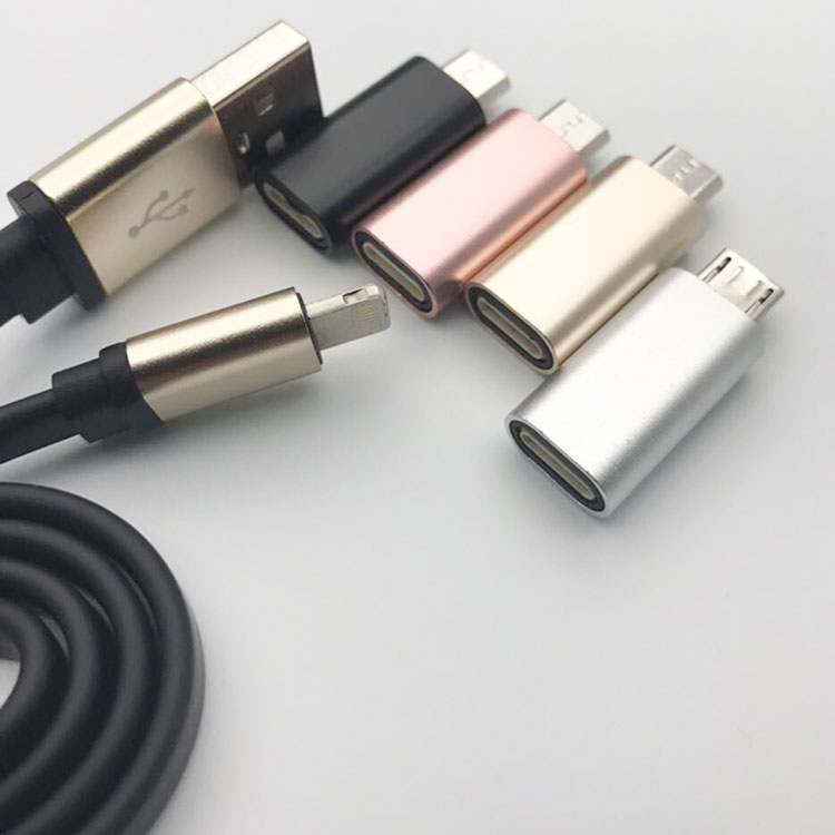 Bộ 2 đầu chuyển đổi từ Iphone (Lightning) sang Micro usb (Chui nhỏ)