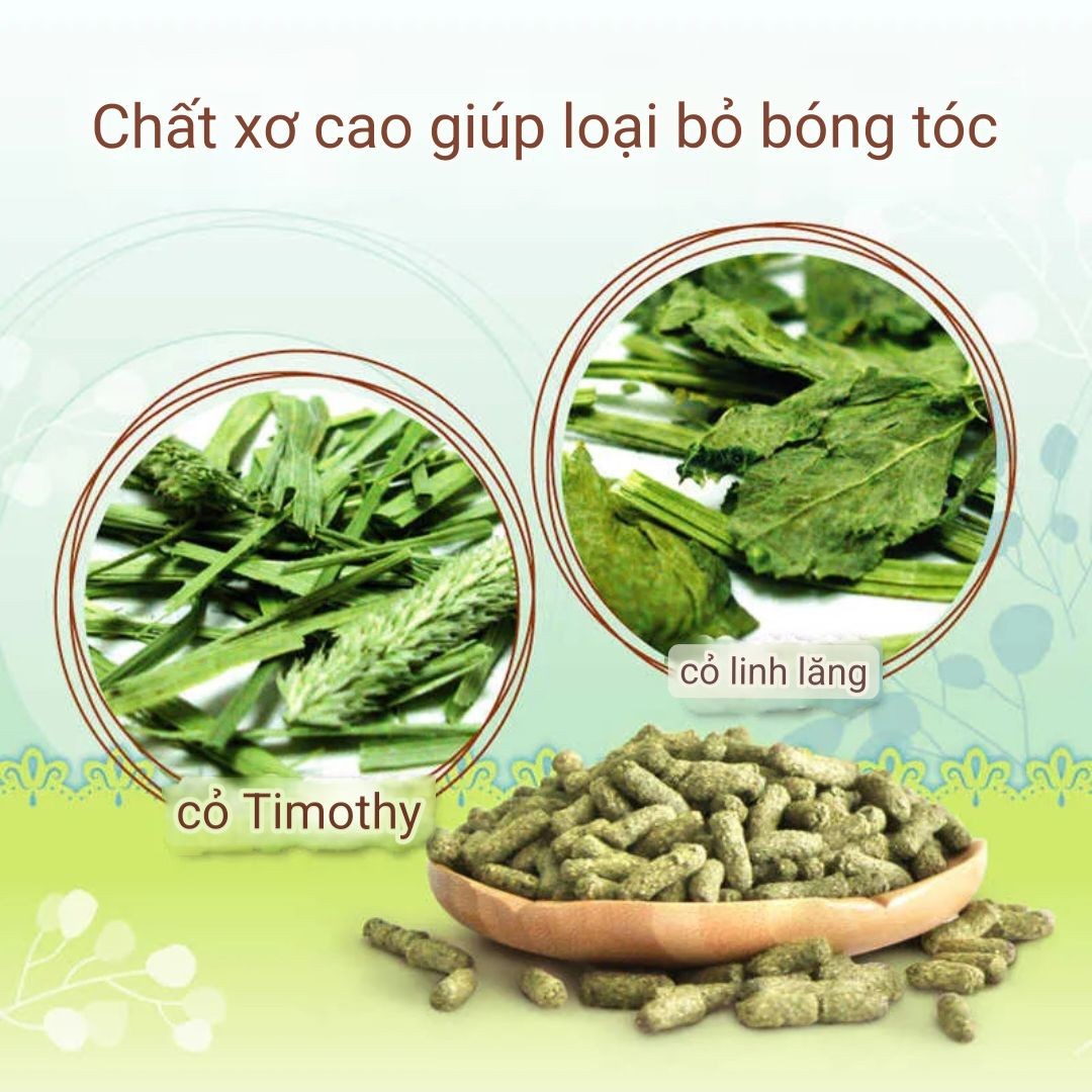 Cỏ nén giàu Xơ Cho Thỏ