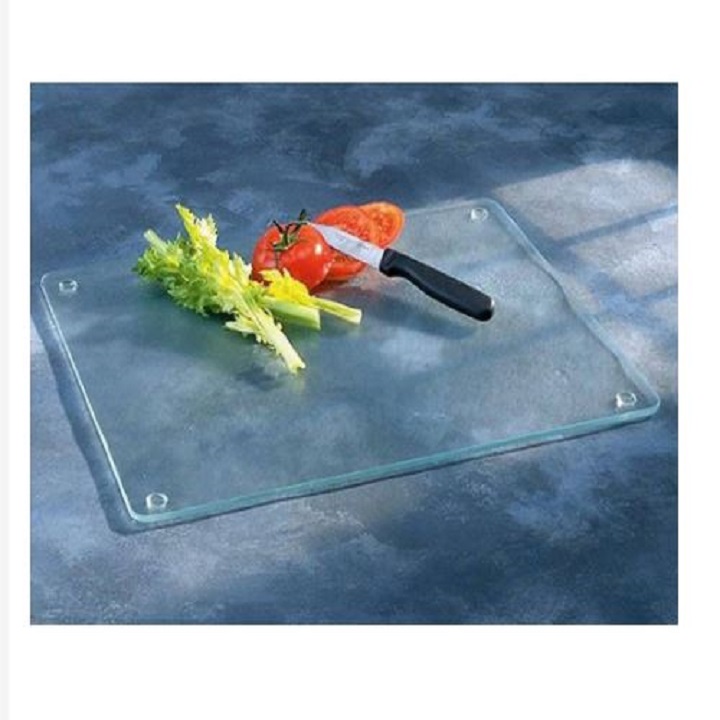 Thớt kính cường lực tovi siêu bền chống vỡ loại cao cấp - tặng đế chống trượt