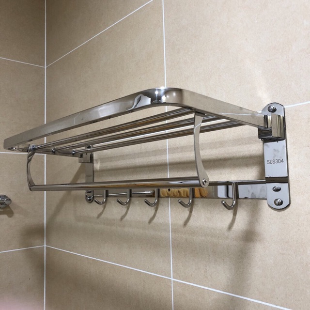 Giá treo khăn nhà tắm Inox 304