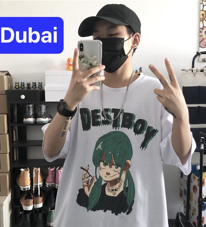 ÁO THUN NAM NỮ DESTBOY VIP PHOM FORM RỘNG TAY LỠ HOT TREND MẠNH MẼ SÀNH ĐIỆU VẢI DÀY MIN - DUBAI FASHION