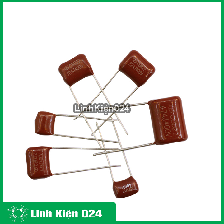 Combo 10 tụ đỏ cbb 400v nhiều giá trị