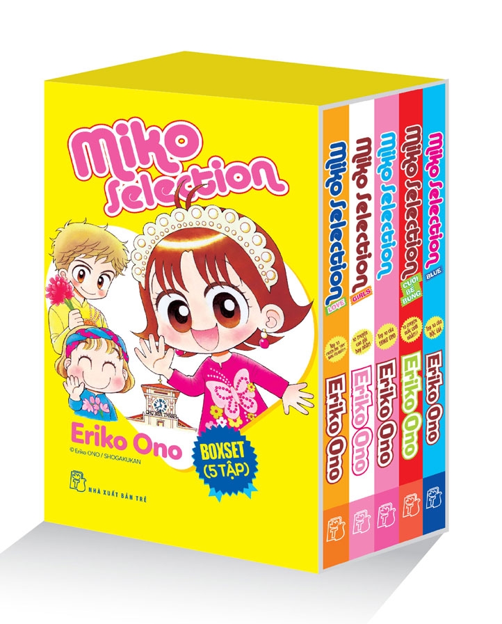Nxb trẻ - truyện tranh - boxset 5 tập miko selection