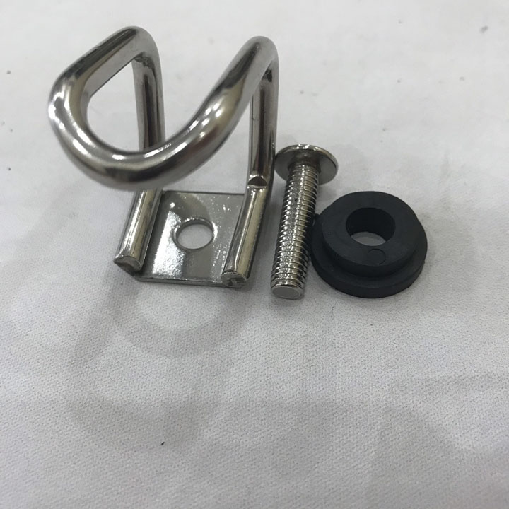 Móc treo đồ inox gắn xe máy
