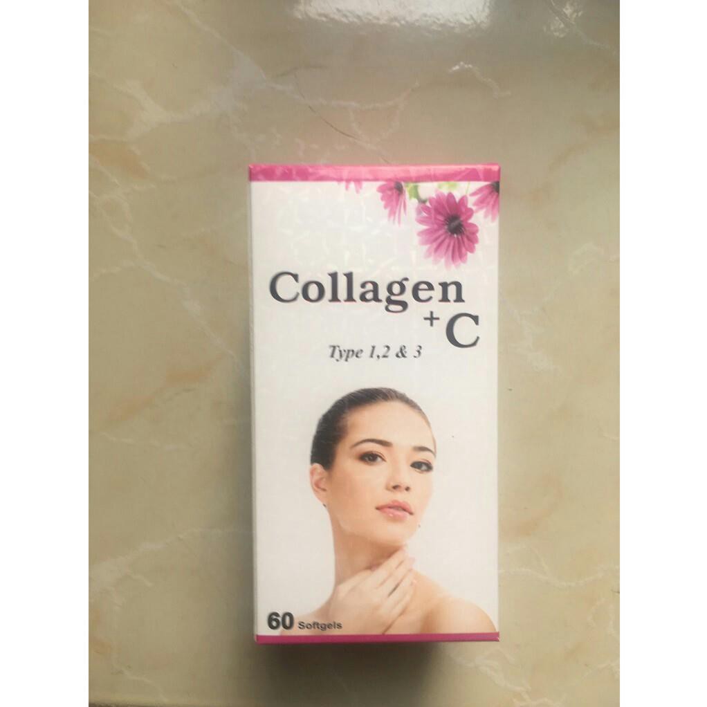 [HCM]ĐẹP Da Sáng Da - Collagen +C-60 Viên
