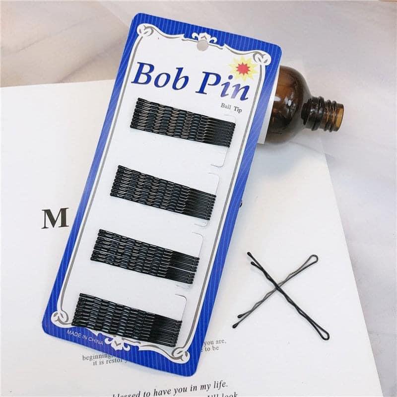 Set 36 Cây Kẹp Tăm Đen BOB PIN Cao Cấp dáng dài
