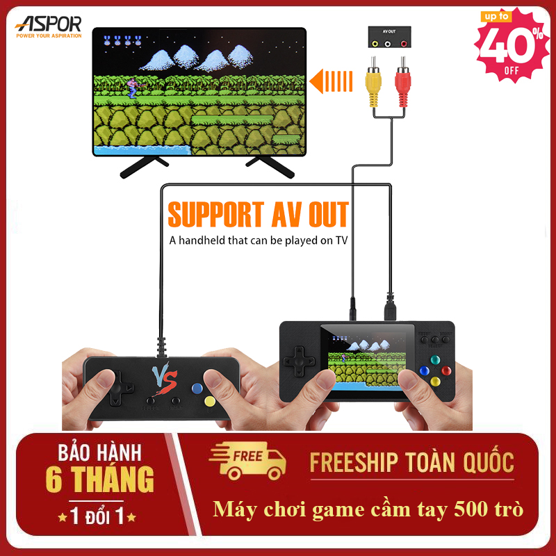 >> BÁO GIÁ MÁY CHƠI GAME CẦM TAY MINI RETRO FC 400 GAME | Shopee Lazada Sendo Tiki mới nhất 67 Máy chơi gamer cầm tay 500 trò chơi K8 cổ điển 9x hiện đại-Máy chơi game cầm tay mini retro gameboy 4 nút - máy gamer điện tử cầm tay sup PSP-Máy game 2 người chơi kết nối tivi- Đánh giá 5 sao (Màu đen))