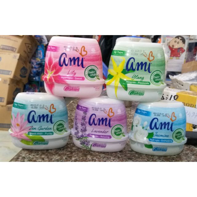 Sáp thơm khử mùi Ami 200g ( Nhiều mùi hương)