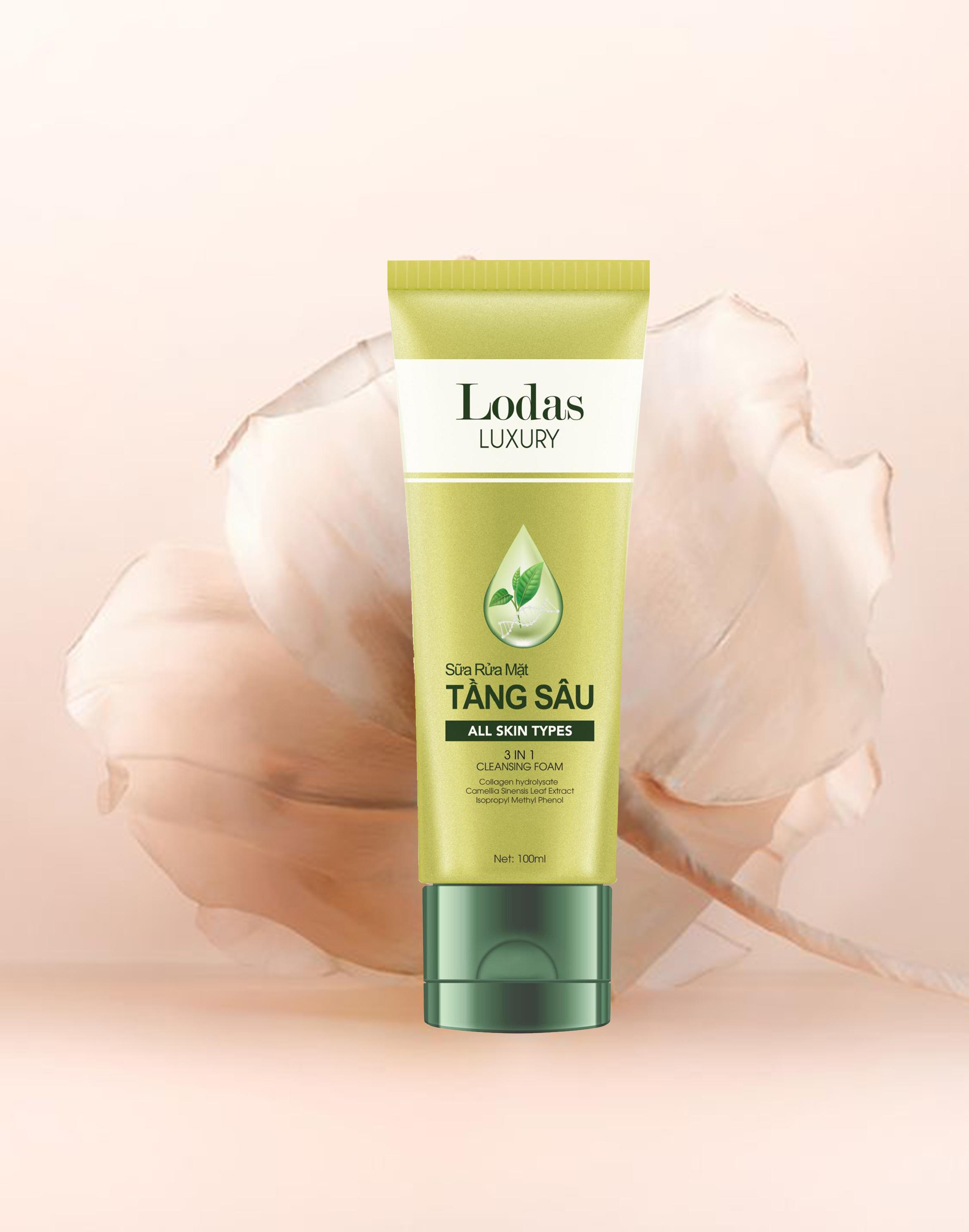 Sửa Rữa Mặt Lodas Luxury - Dung tích 100ml