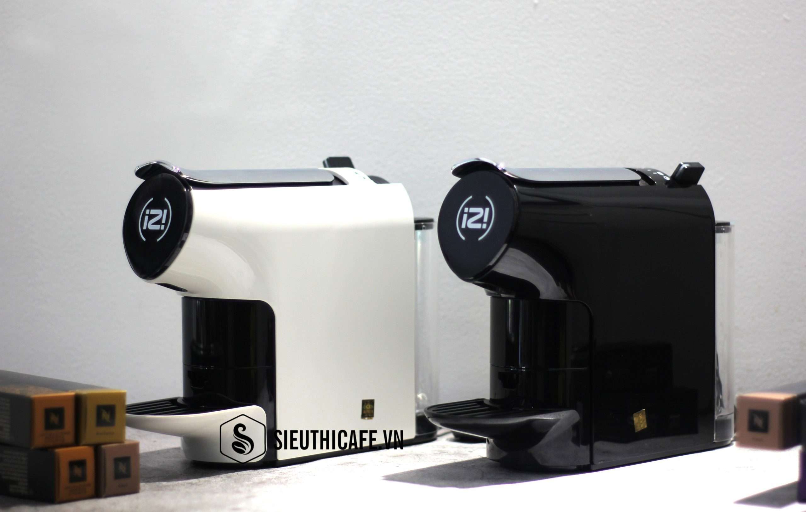 MÁY PHA CÀ PHÊ VIÊN NÉN IZI CAPSULE COFFEE MACHINE C236 ĐEN 220V