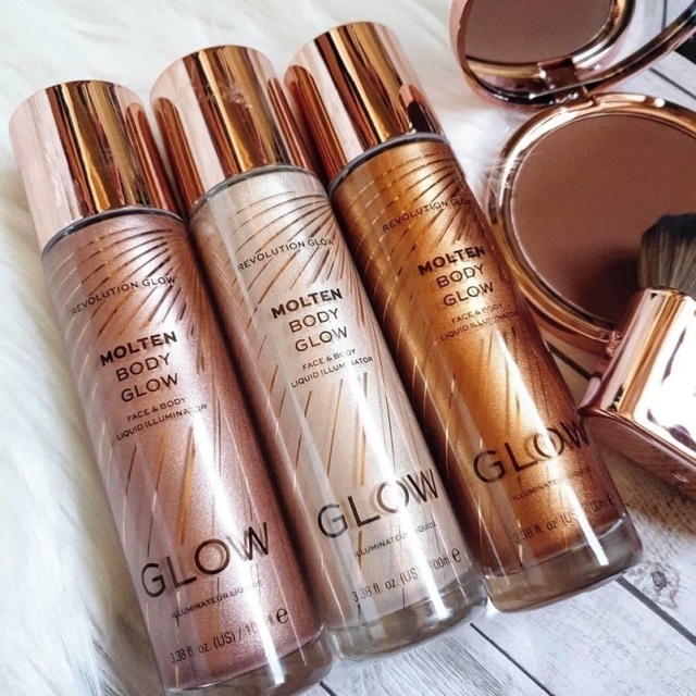 [Chính hãng] Nhũ bắt sáng Revolution Glow Molten Body Glow Liquid (100ml)