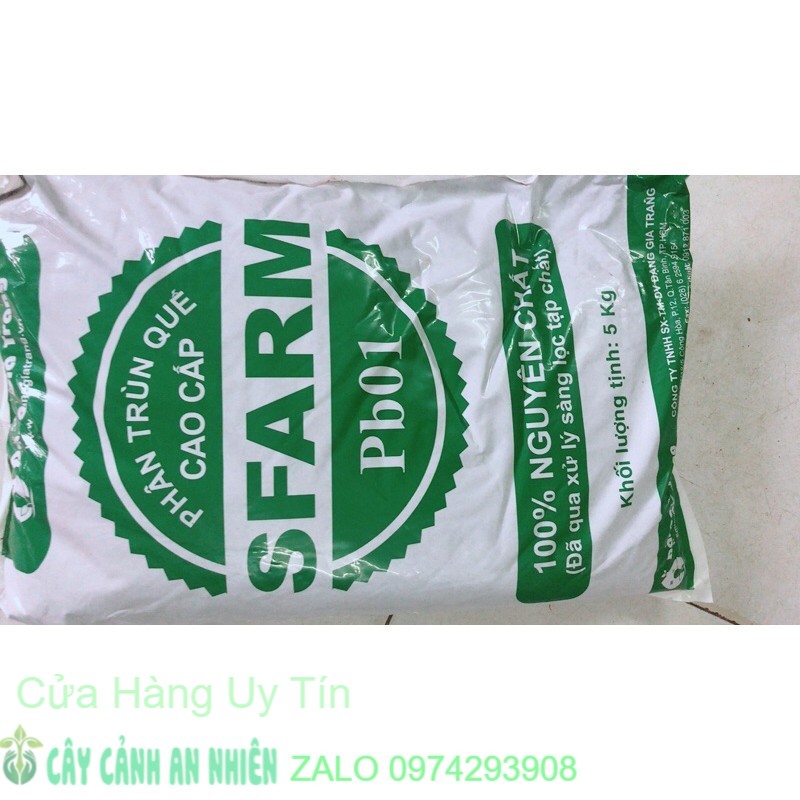 [HCM]Phân Trùn Quế Bao Lớn 5kg