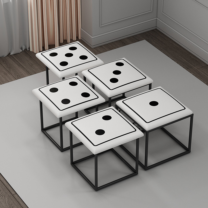 Ghế đơn hình khối rubik xếp hình, Ghế lập phương, Ghế sofa xếp hình gấp gọn 5 trong 1