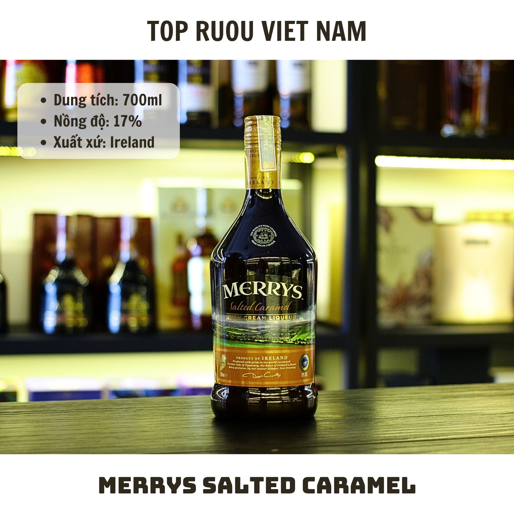[Top Rượu VN] Rượu Sữa Merrys 700ml [Chính Hãng]