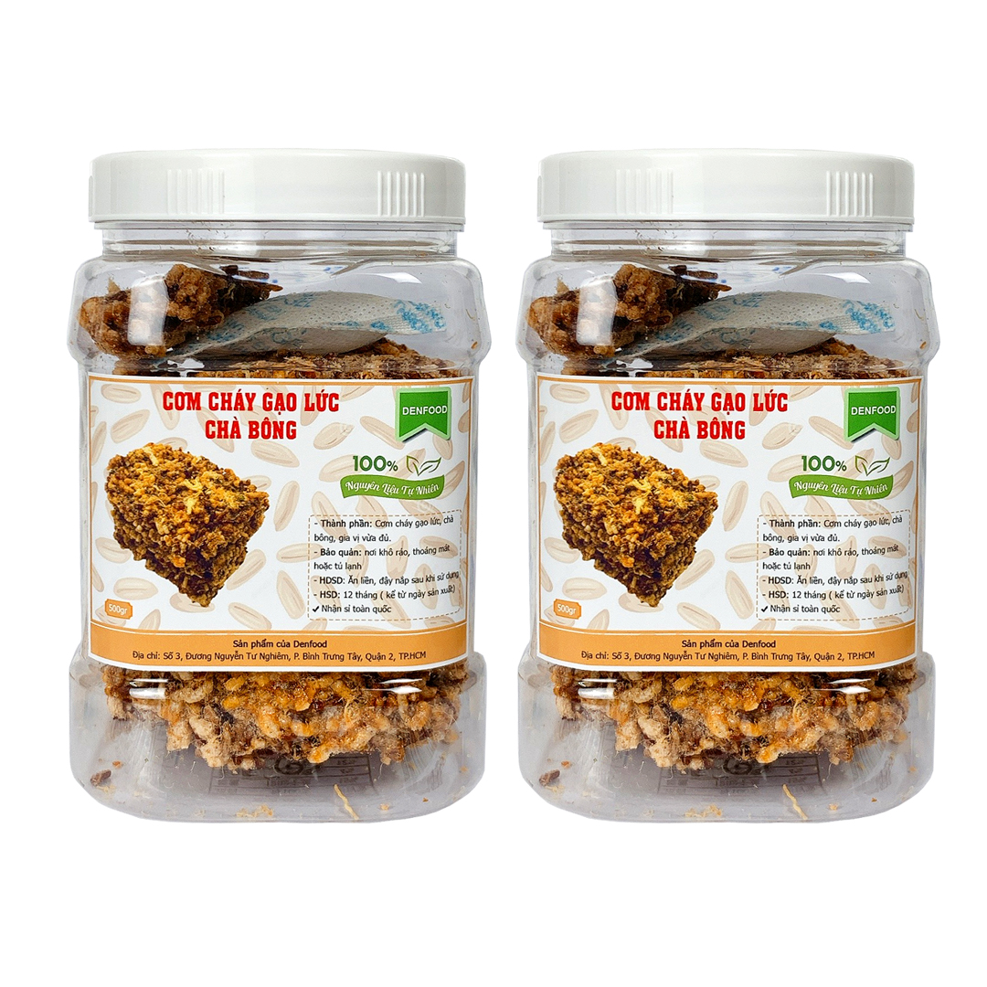 Cơm Cháy Gạo Lức Chà Bông - Hủ 400g