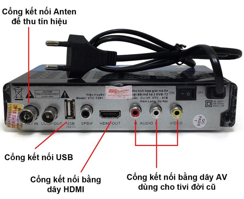 ĐẦU THU  KỸ THUẬT SỐ DVBT2 - VTCT201