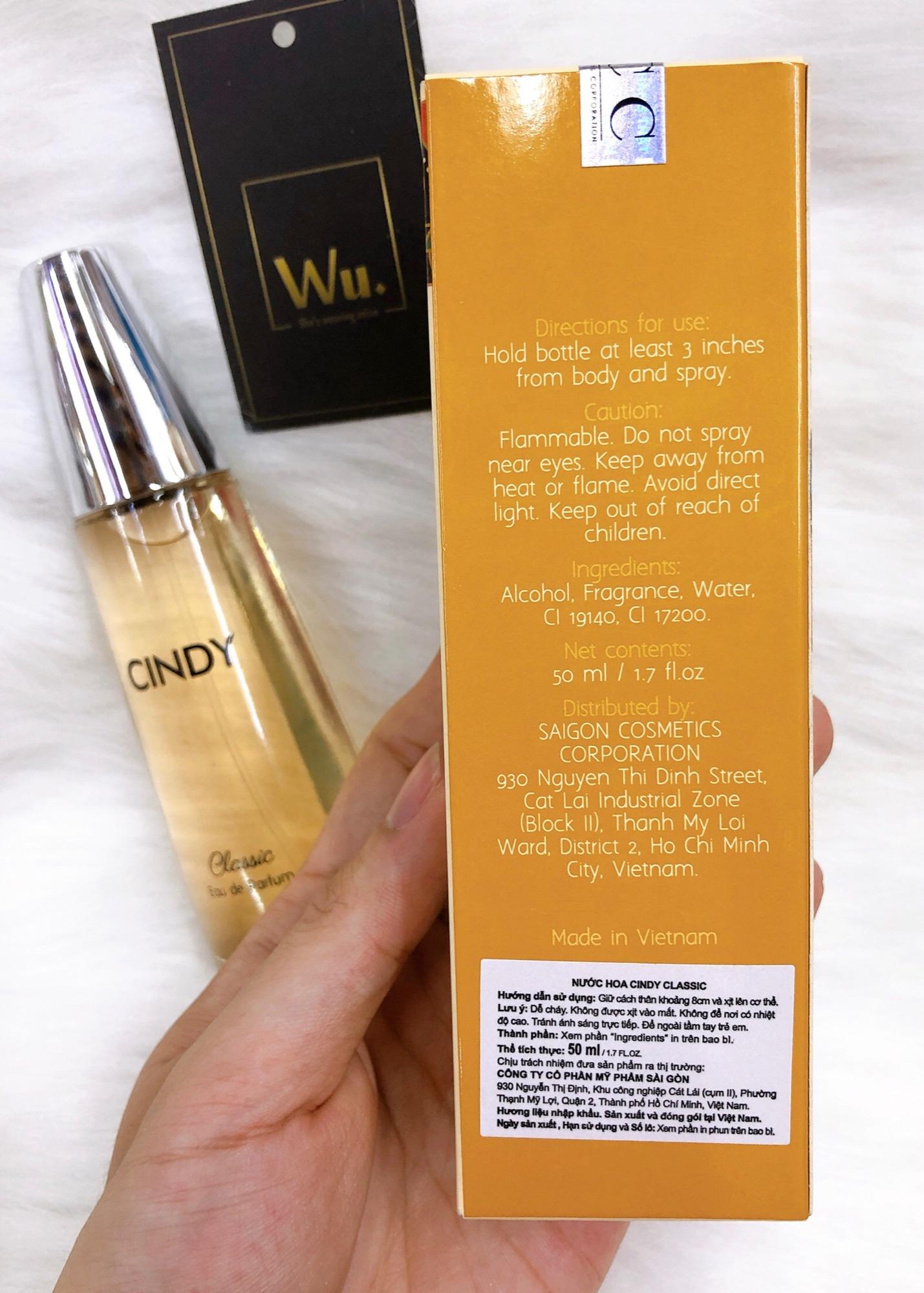 Nước Hoa Cindy Classic 50ml
