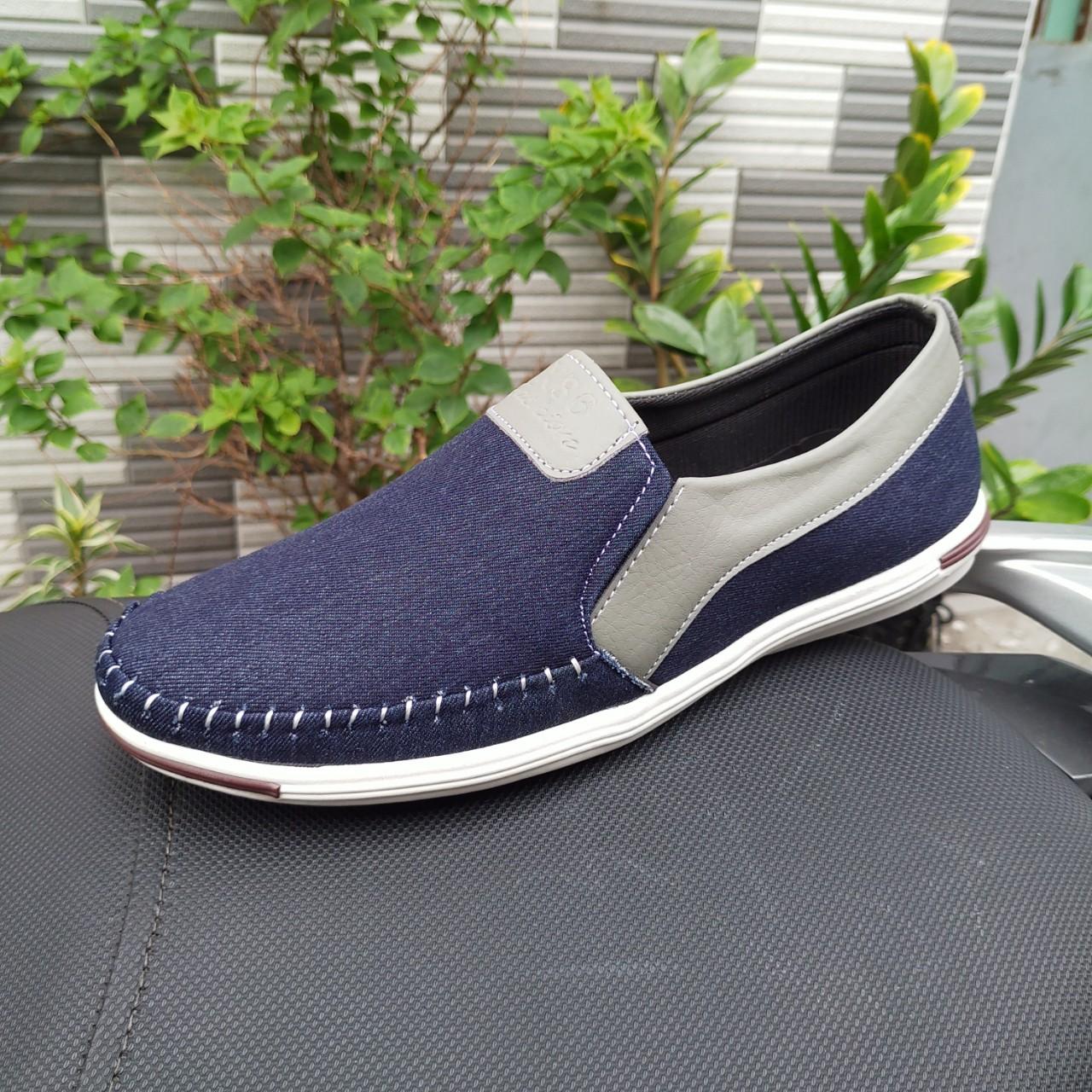 [HCM]Giày lười nam vải bố cao cấp VB13