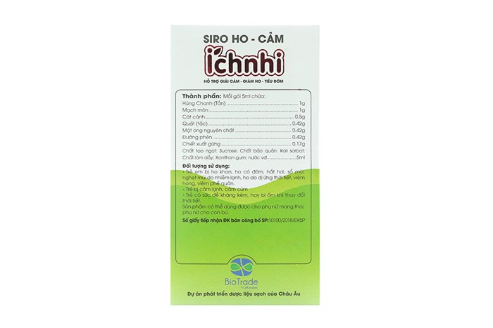 Siro cảm Ích nhi 30 gói