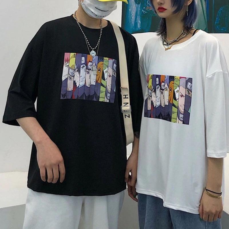 [HCM]Áo Thun Tay Lỡ Naruto Nam Nữ