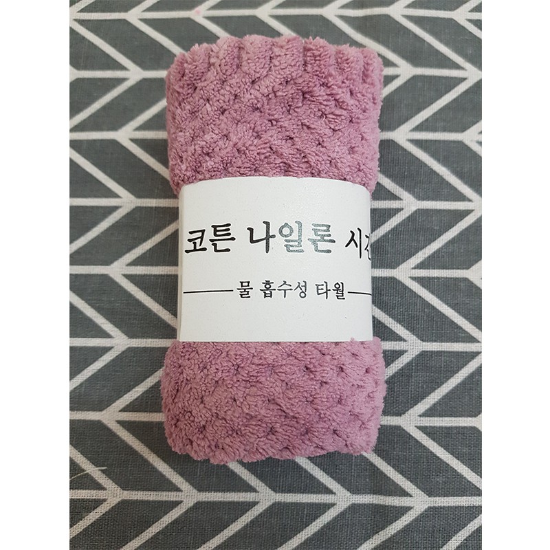 Khăn Mặt Lông Cừu Xuất Hàn Cao Cấp 30x50cm