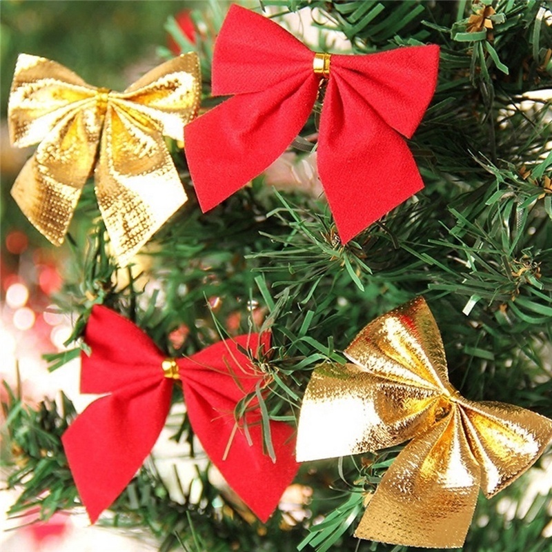 Bộ 10 Nơ Trang Trí Cây Thông noel , Giáng sinh
