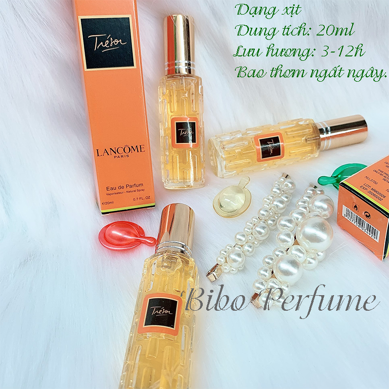 [HCM]2 CHAI NƯỚC HOA NỮ MINI 20ML LACOME THÁP LƯU 3-12H