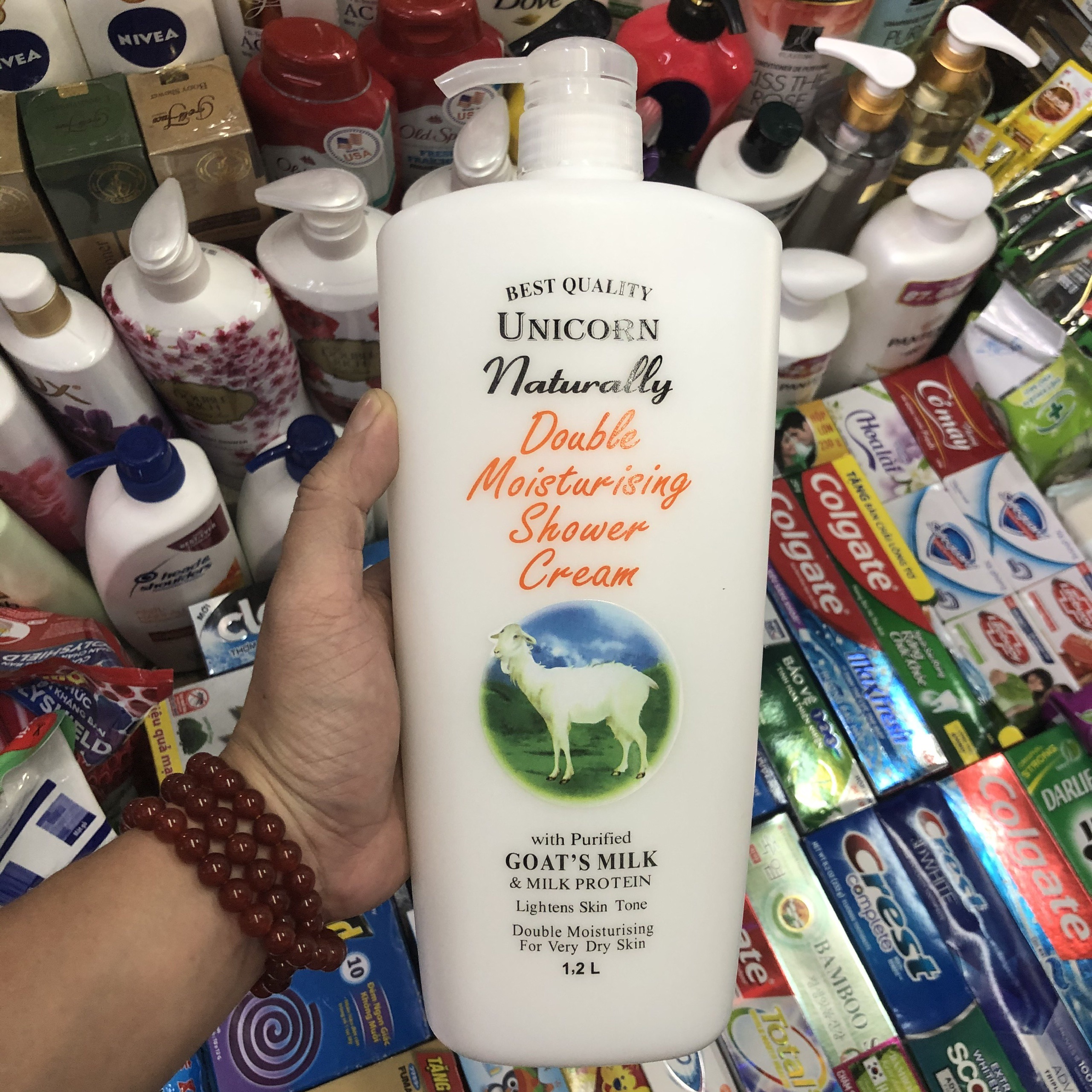 Sữa tắm dê Unicorn Naturally 1200ml