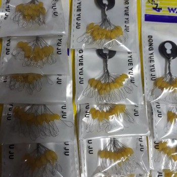 COMBO 5 VỈ HẠT CHẶN PHAO CÂU(12 hạt màu đen)
