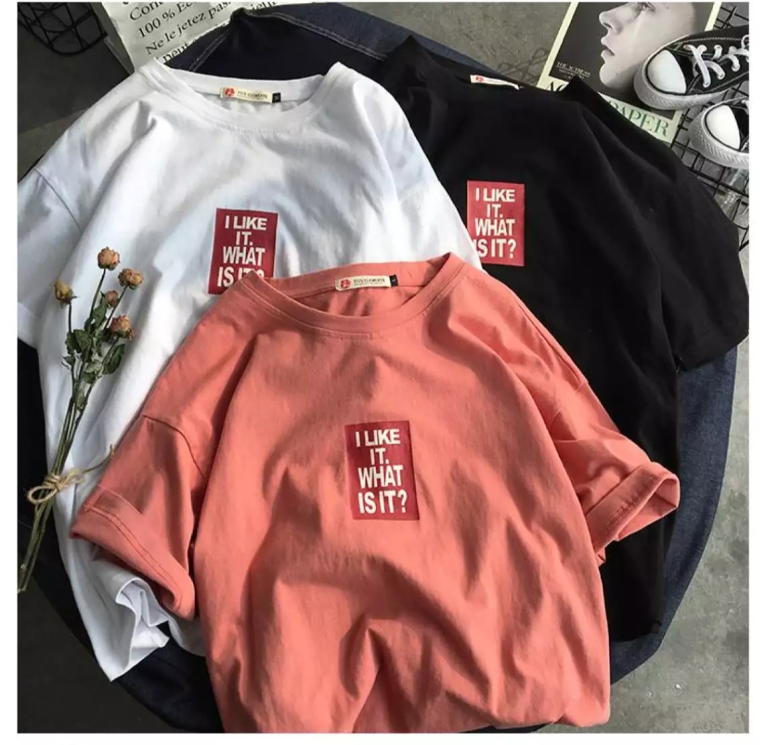 [HCM]Áo Thun Nam Nữ Form Rộng Hàn Quốc In Hình I LIKE IT WHAT IS IT Độc Đẹp Vải Dày Mịn Thoáng Mát Thiết Kế Thời Trang Kiểu Dáng Năng Động Trẻ Trung