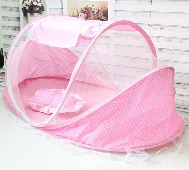 Nệm mùng di động cỡ đại cho bé ( Màu Xanh )