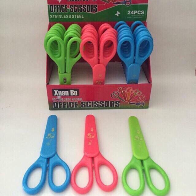 [GIÁ SỈ 4.9k/C] Sỉ 24 Chiếc Kéo cắt giấy Mầm Non Siêu xinh-Siêu sắc
