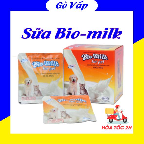 [Hoàn Tiền 10%] Sữa bột dành cho mèo con, chó con BIO MILK Gói 100Gr