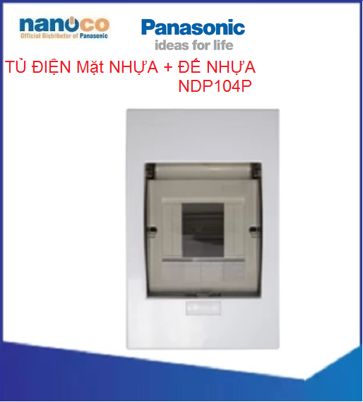 Nanoco / tủ điện 2 – 4 đường panasonic – ndp104p / ndp104