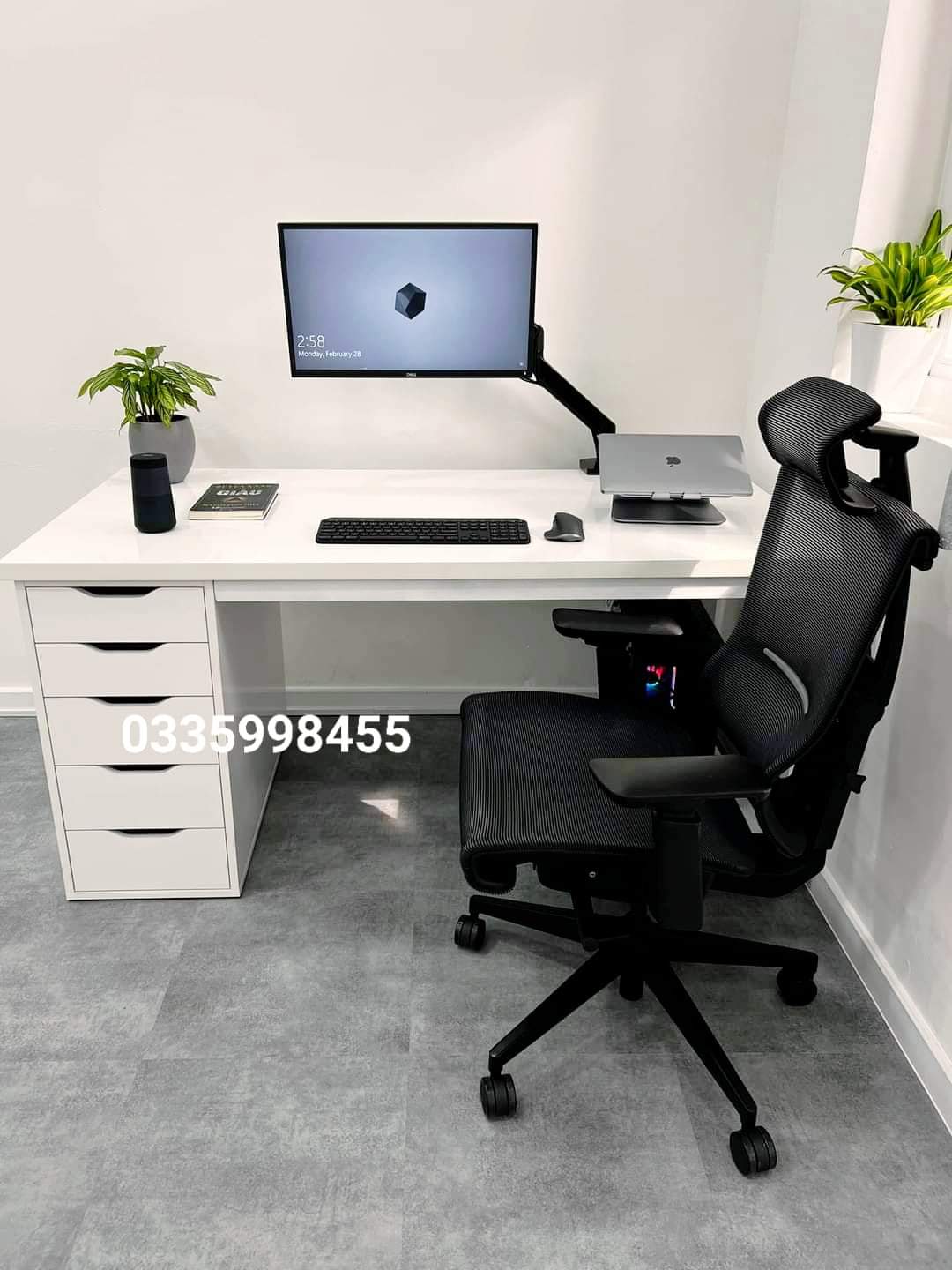 Bàn làm việc Ikea 1 hộc tủ