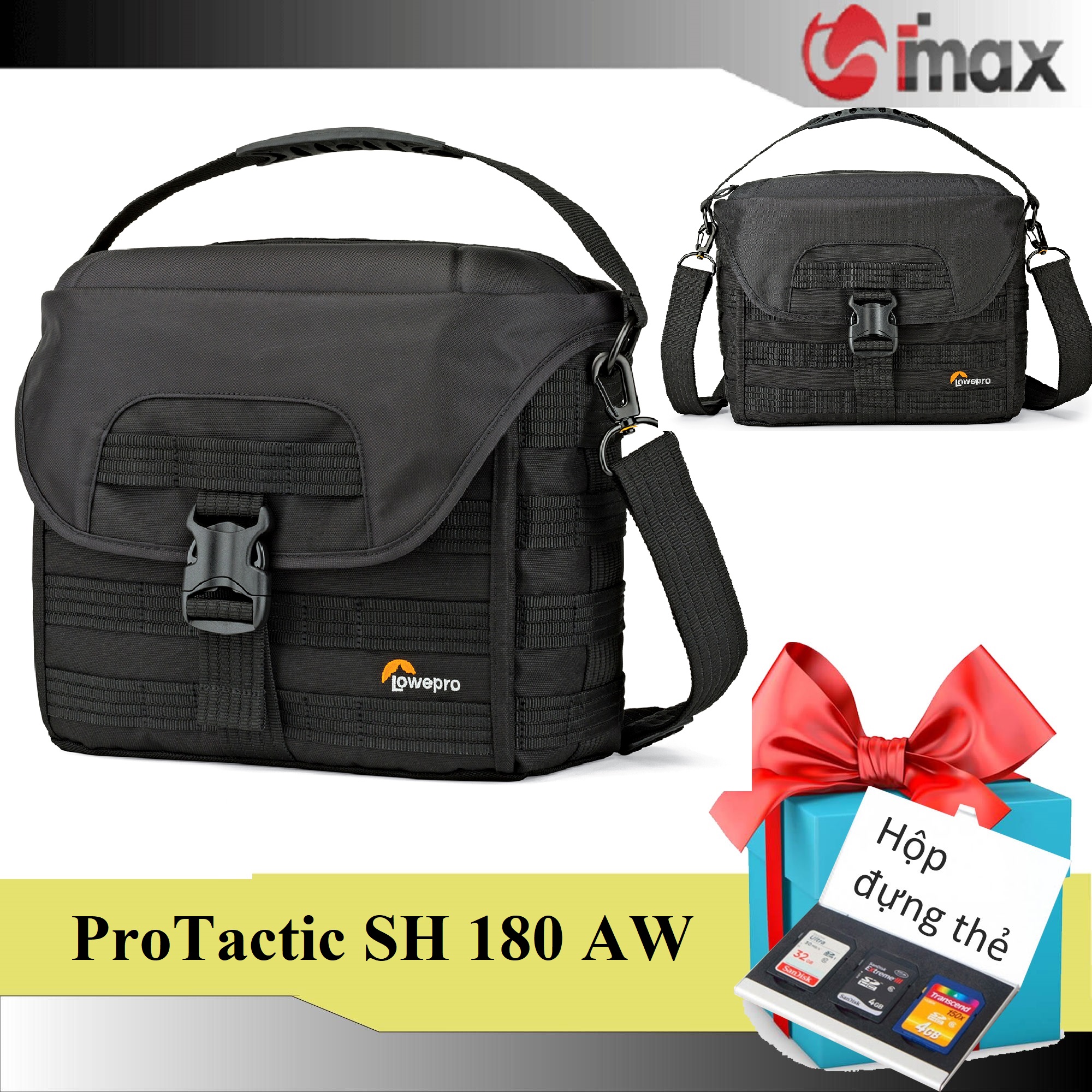 Túi máy ảnh lowepro protactic sh 180 aw, chính hãng hoằng quân