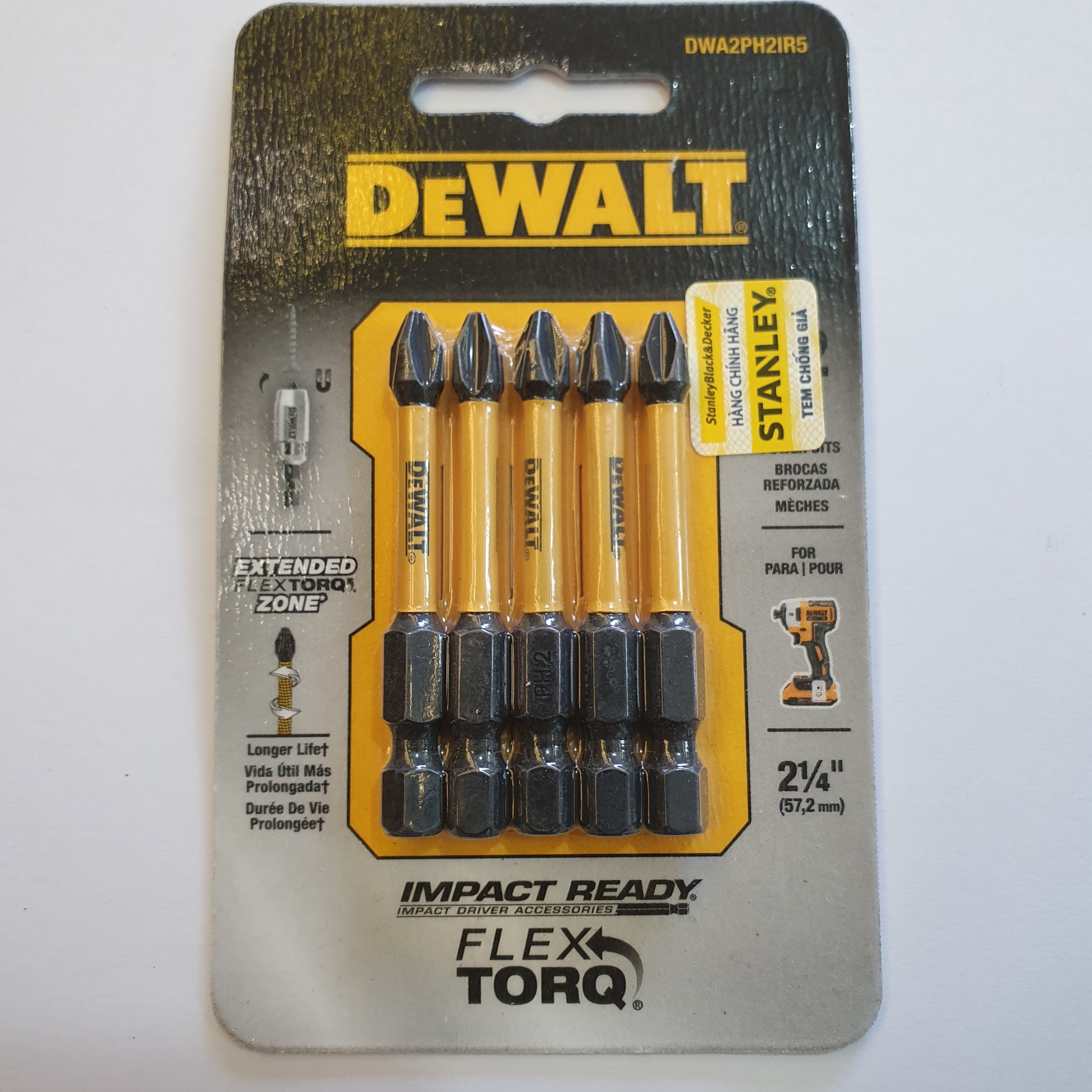 Mũi bắt vít Dewalt DWA2PH2MF2 ( 1 Cái)