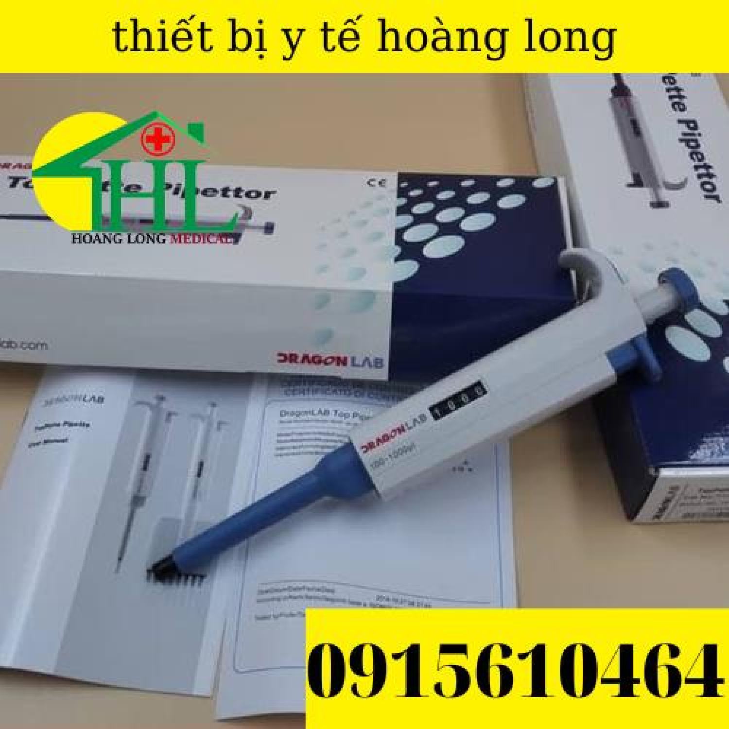 Micropipette pipet tự động dragon lab các dải từ 0.5 - 5000μl