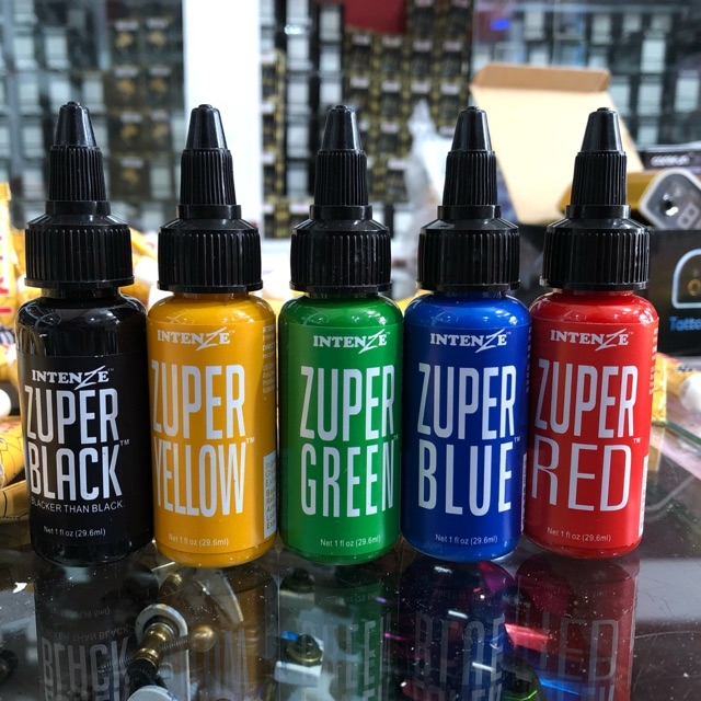 Mực xăm siêu đen Intenze Zuper Black 30ml