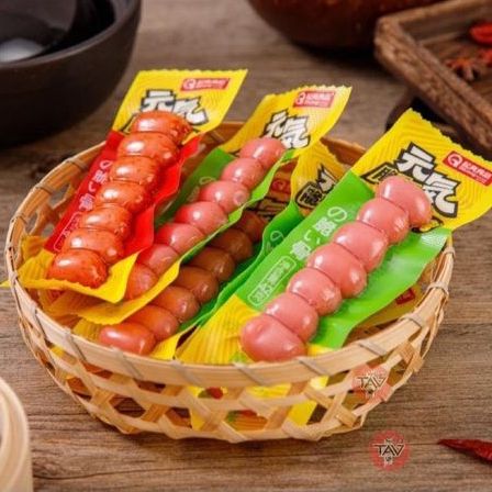 Xúc xích sụn gà non dài/bi 7 viên