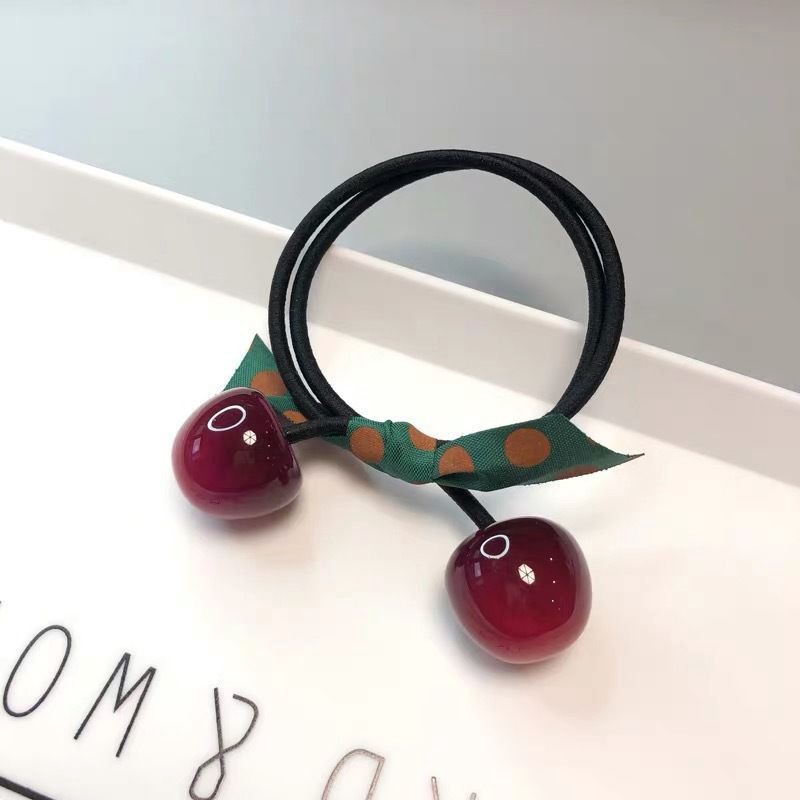 Cột tóc Cherry quả anh đào phong cách Hàn Quốc