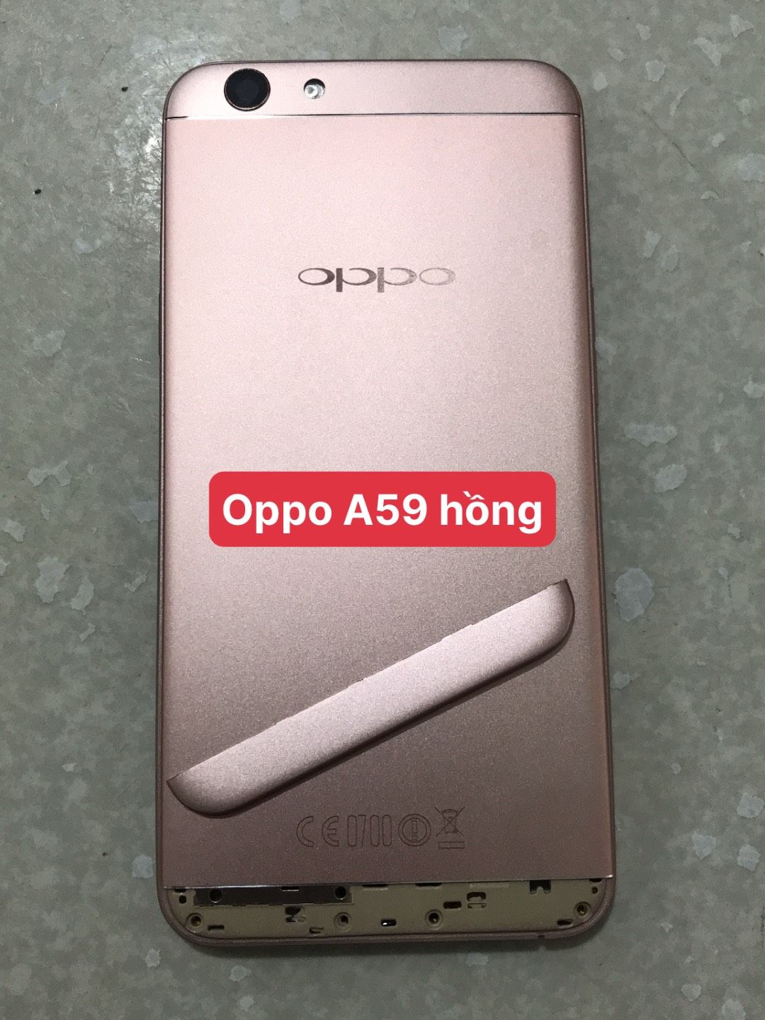 Bộ vỏ sườn Oppo A59 / F1s (bộ gồm lưng, xương, phím bấm ,Kính camera )