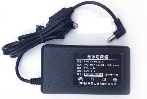 Adapter nguồn 8v 2a loại tốt, đã qua sử dụng