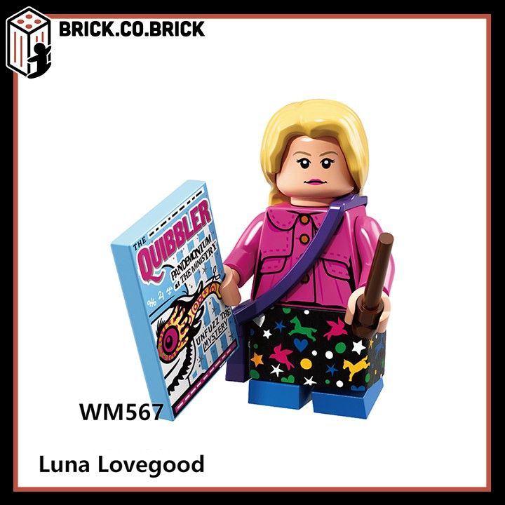 Đồ chơi Harry Potter Dumbledore Neville Luna Cedric Minifigure Lắp ghép Xếp hình Mini Mô hình WM6041