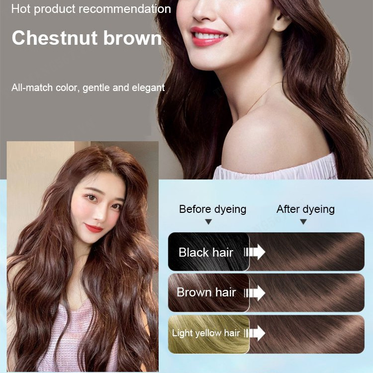 Long-lasting color Plant natural bubble hair dye