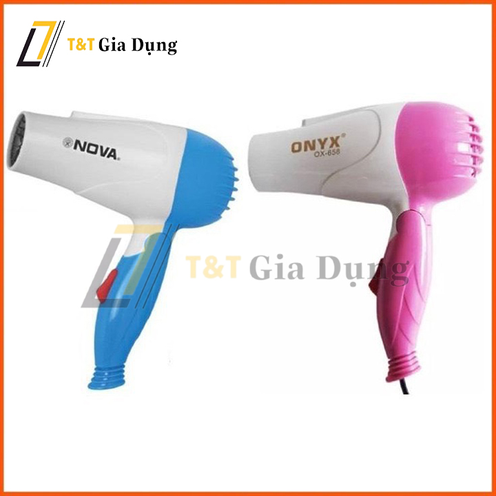 Máy sấy tóc Nova 1290 mini gấp gọn 1000W có 2 chế độ thích hợp để mang đi du lịch, máy sấy tóc mini công suất cực mạnh, máy sấy tóc du lịch, máy sấy tóc cao cấp, máy sấy tóc mini cực đẹp