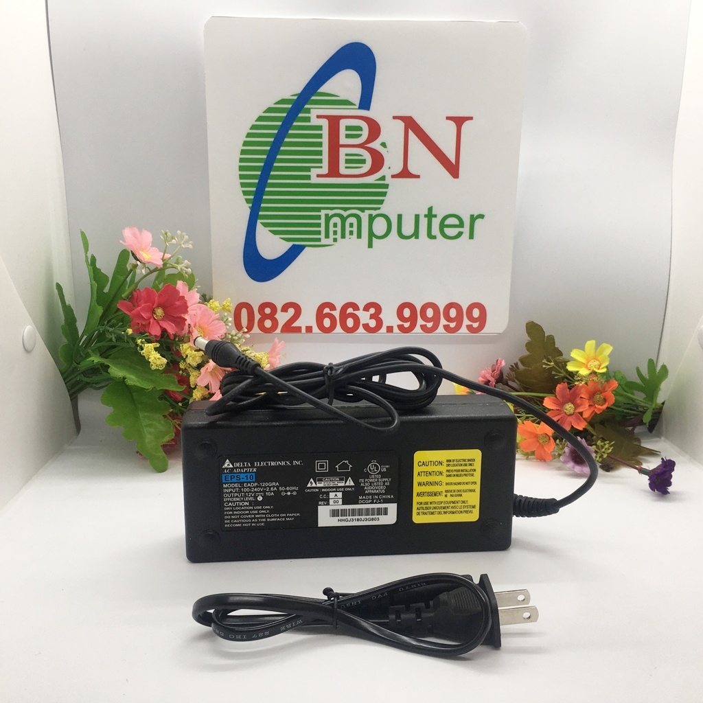 Nguồn 12V 10A Delta Loại Xịn