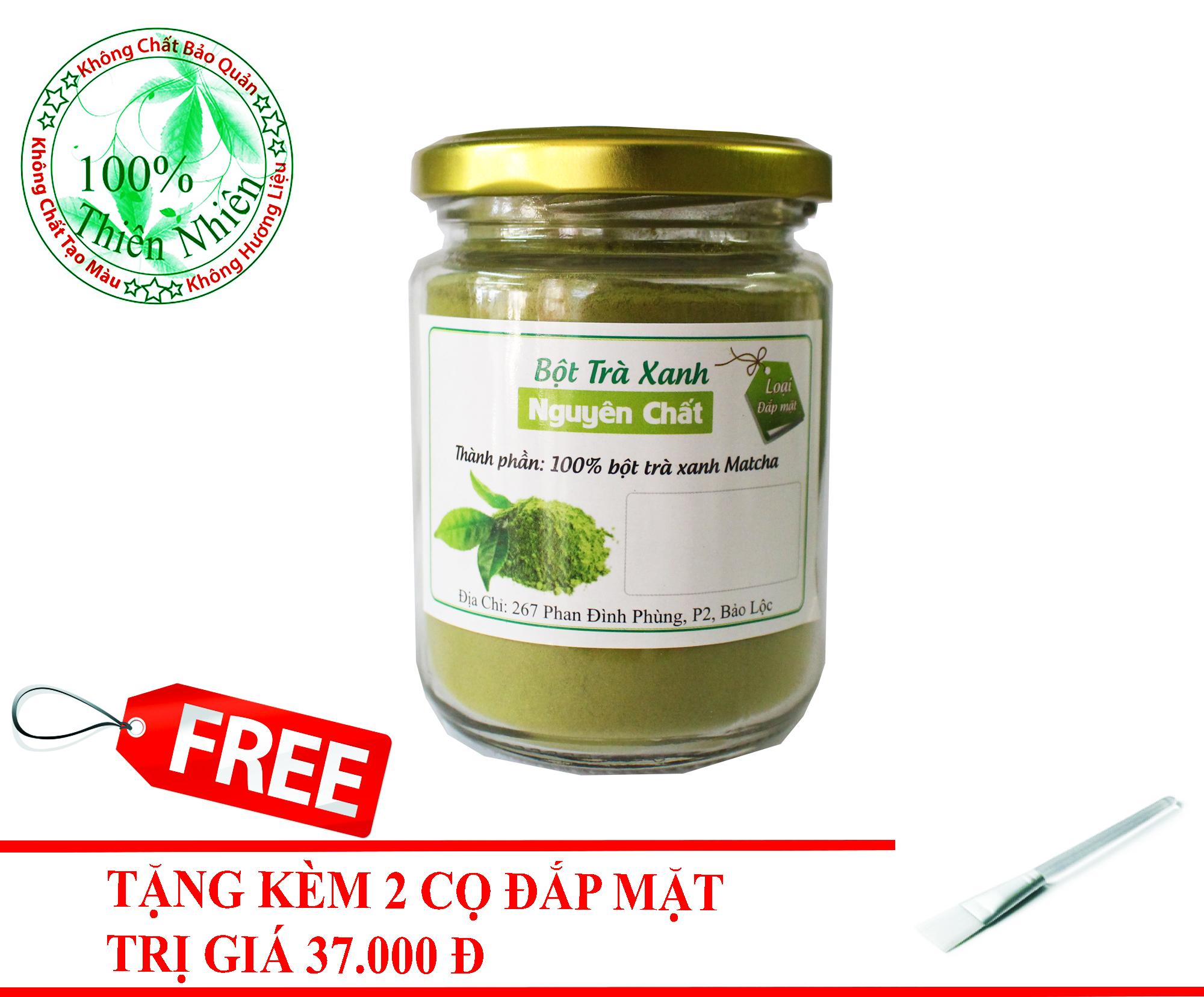 Bột Trà Xanh Nguyên Chất tắm trắng