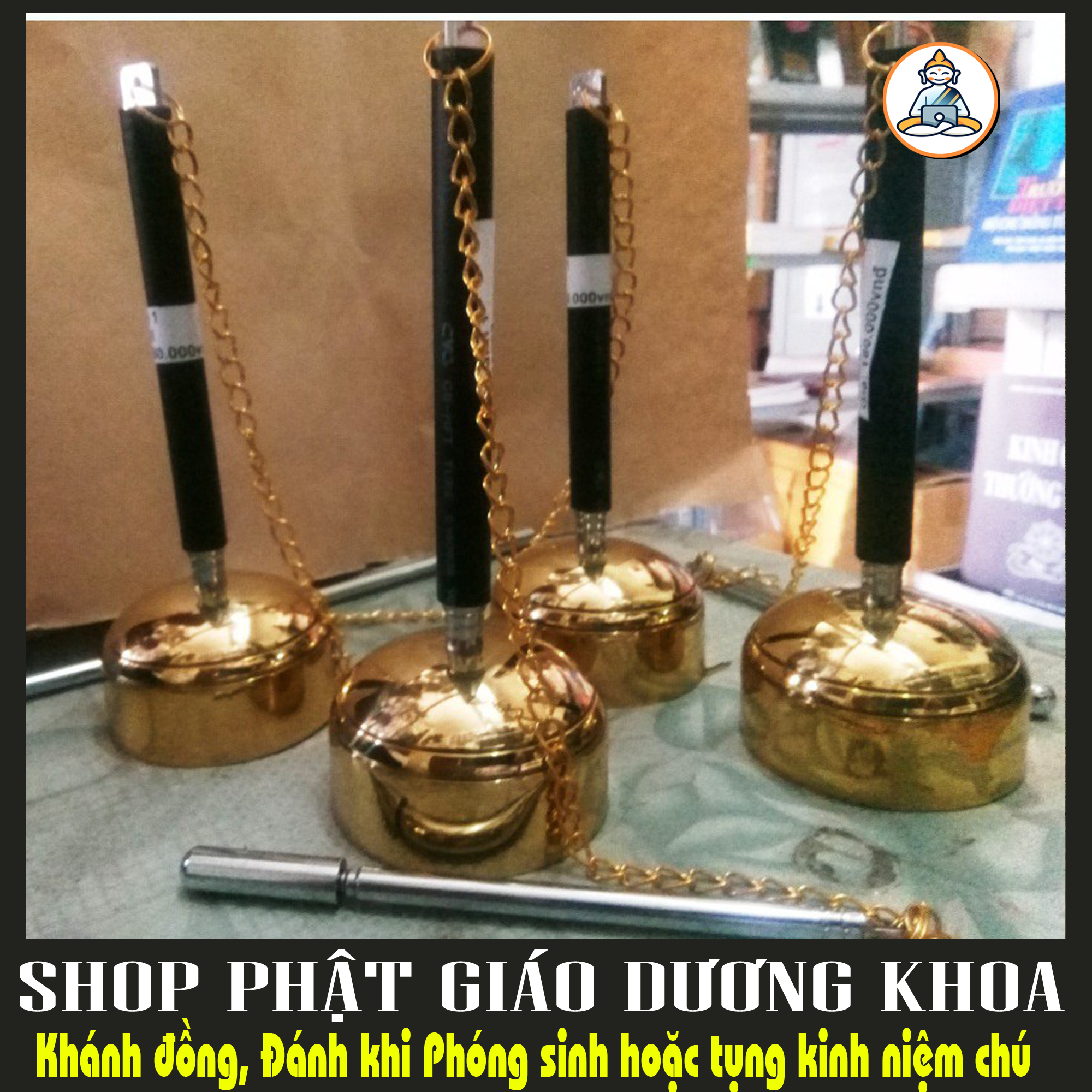 Khánh đồng, Đánh khi Phóng sinh hoặc tụng kinh niệm chú hay trợ niệm