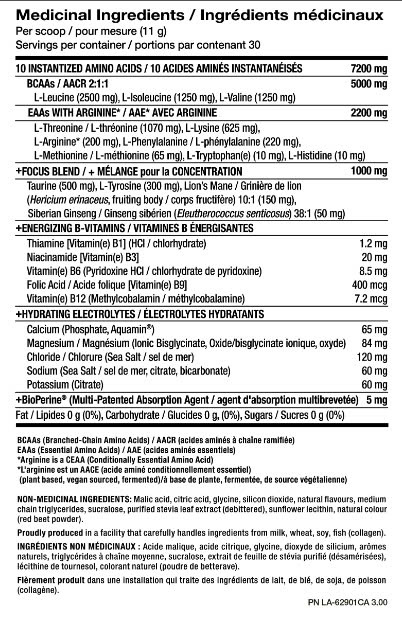 PVL EAA BCAA Complete 30 lần dùng giúp phục hồi và phát triển cơ bắp